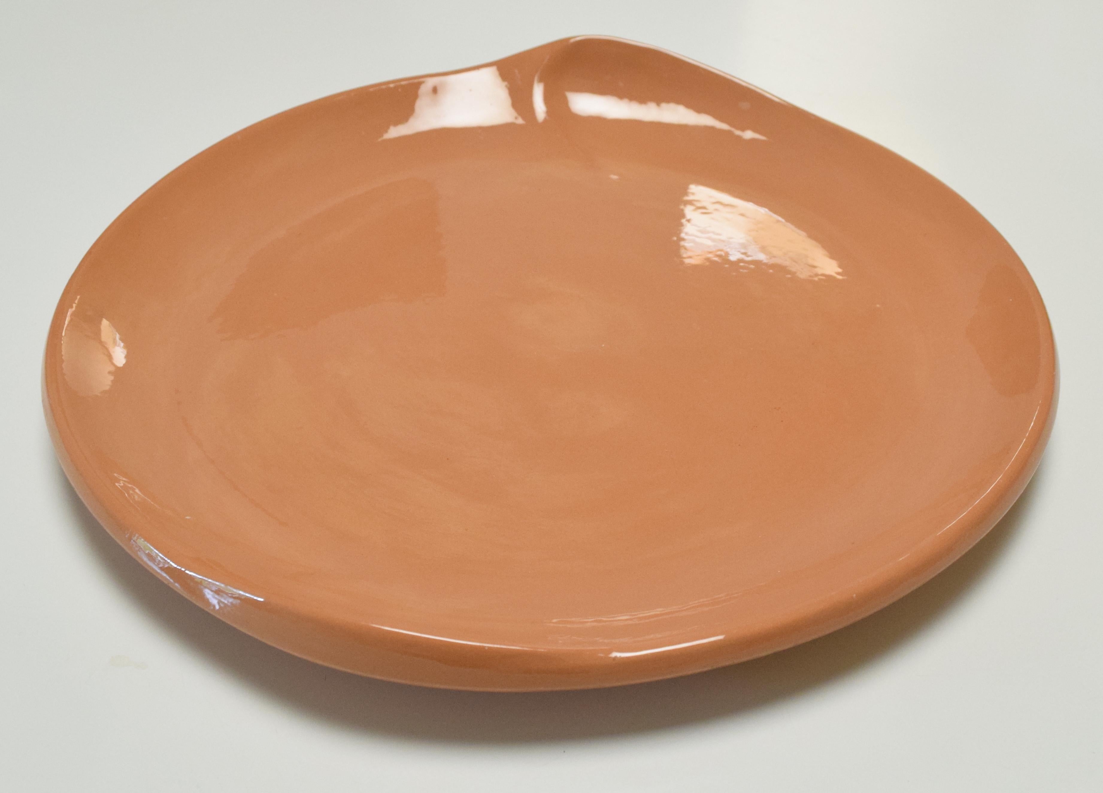 Mid-Century Modern Large Thumbprint Platter by Elsa Peretti for Tiffany & Co. For Sale