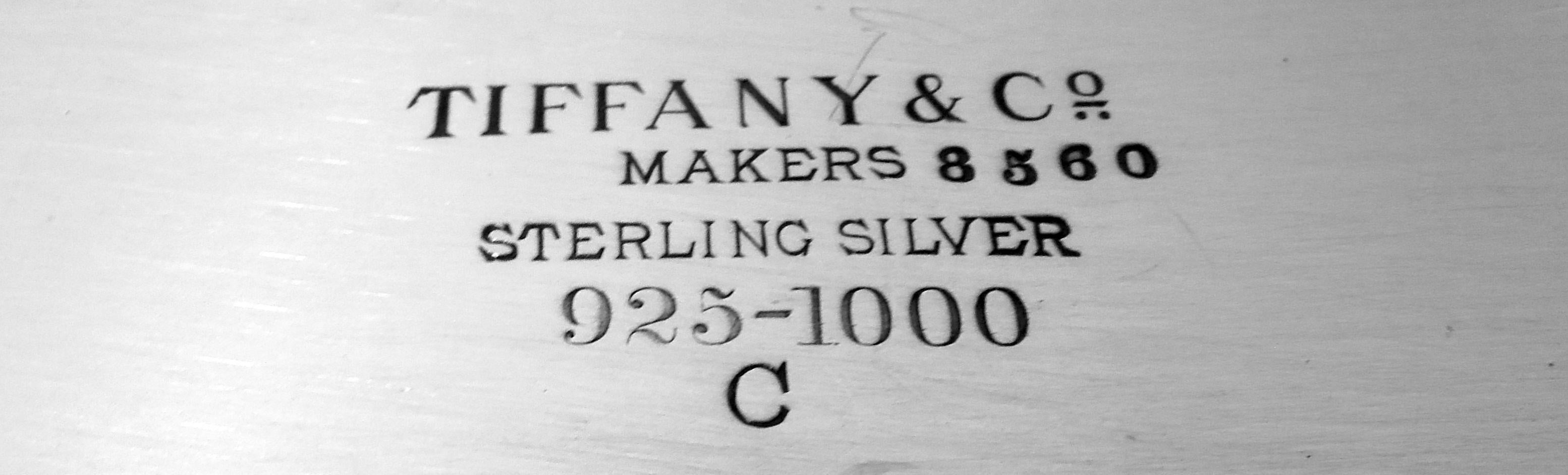 Caja para puros grande de plata de ley Tiffany American Modern en venta 4