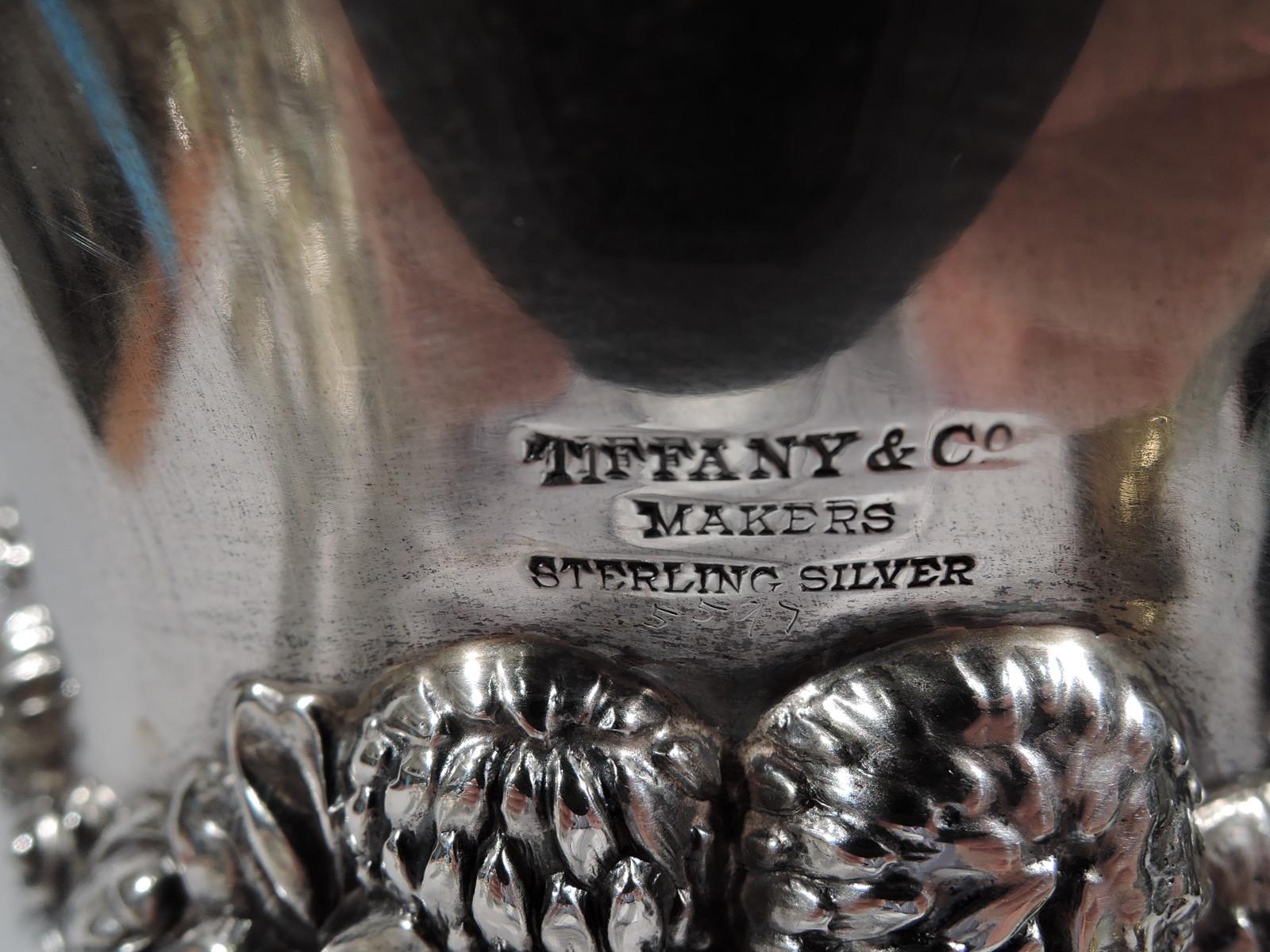 Large Tiffany Clover American Brilliant-Cut Glass Claret Jug 5