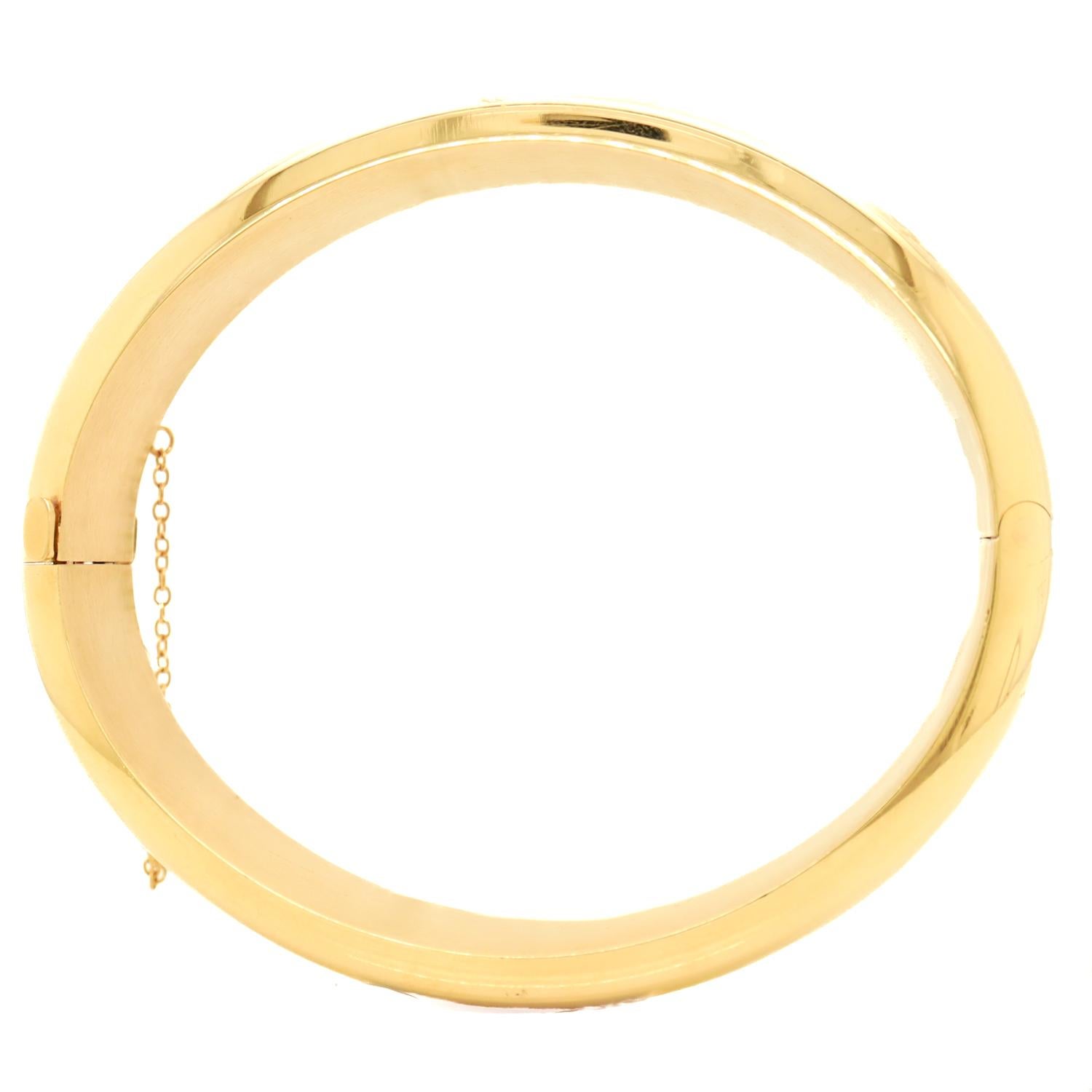 Großer Tiffany & Co. 14K Gold-Armreif aus Gold 5