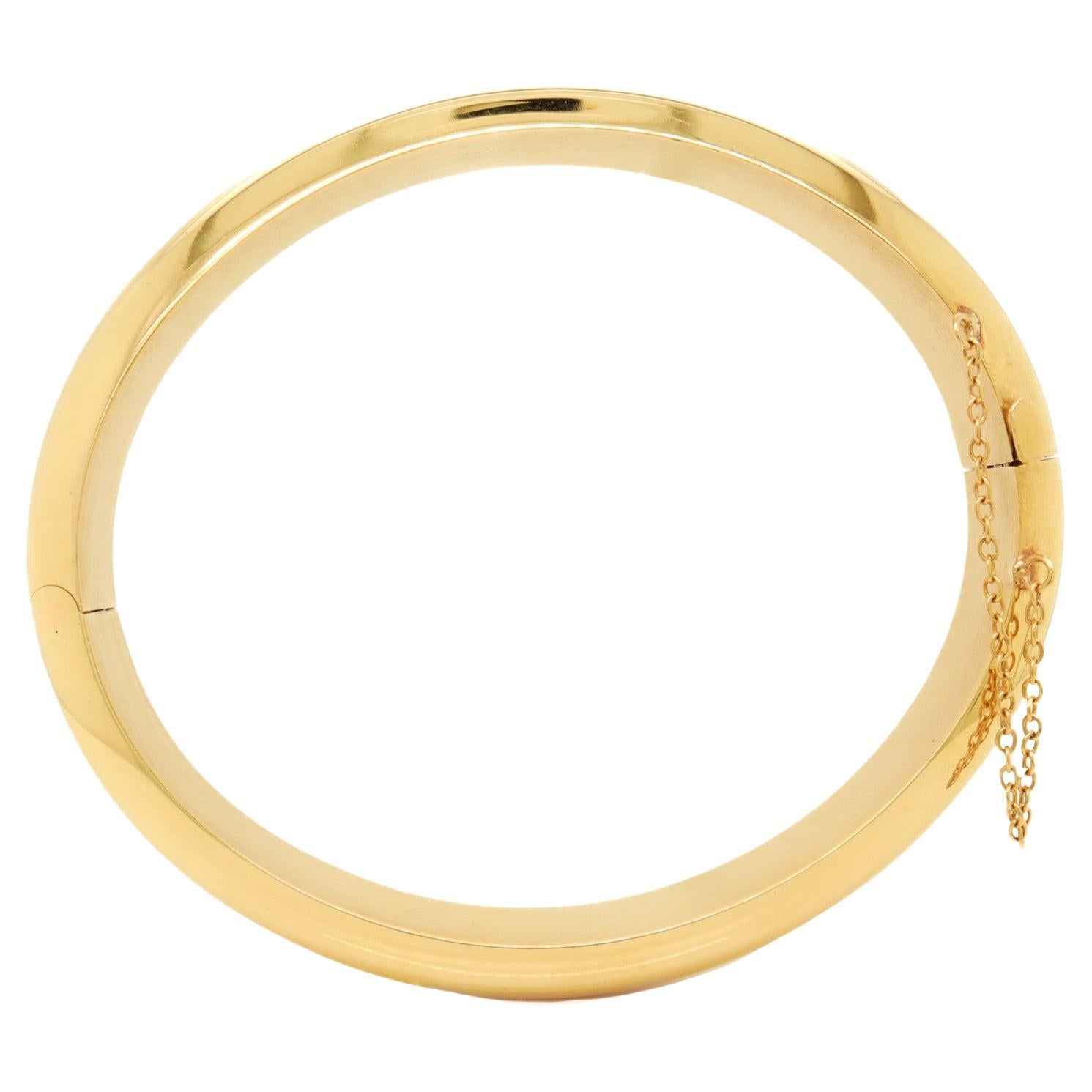 Großer Tiffany & Co. 14K Gold-Armreif aus Gold 6