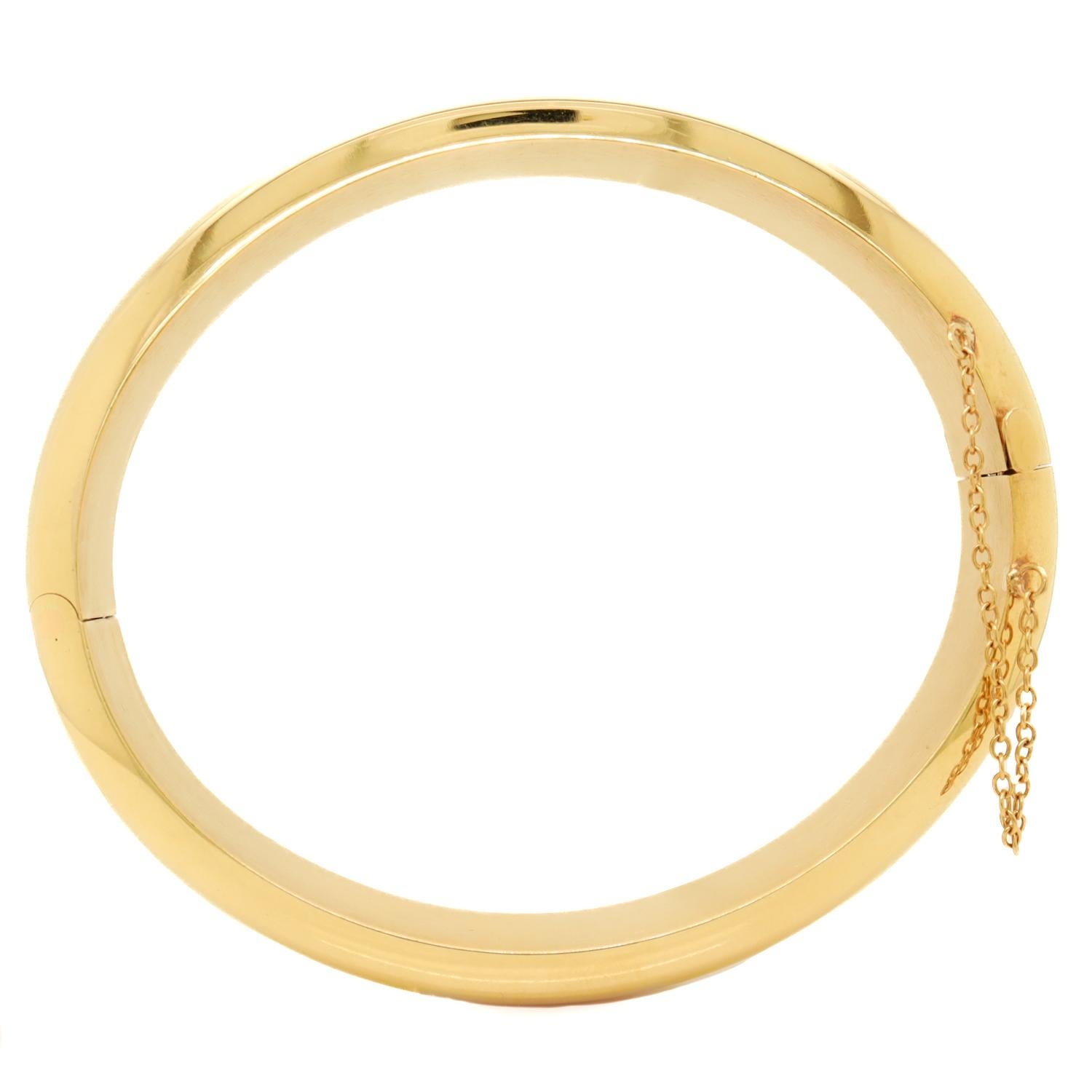 Großer Tiffany & Co. 14K Gold-Armreif aus Gold 7