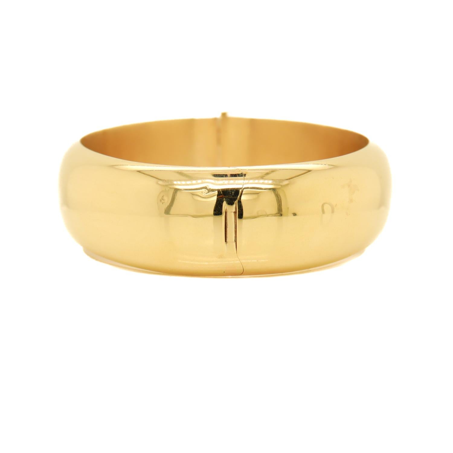 Großer Tiffany & Co. 14K Gold-Armreif aus Gold 1