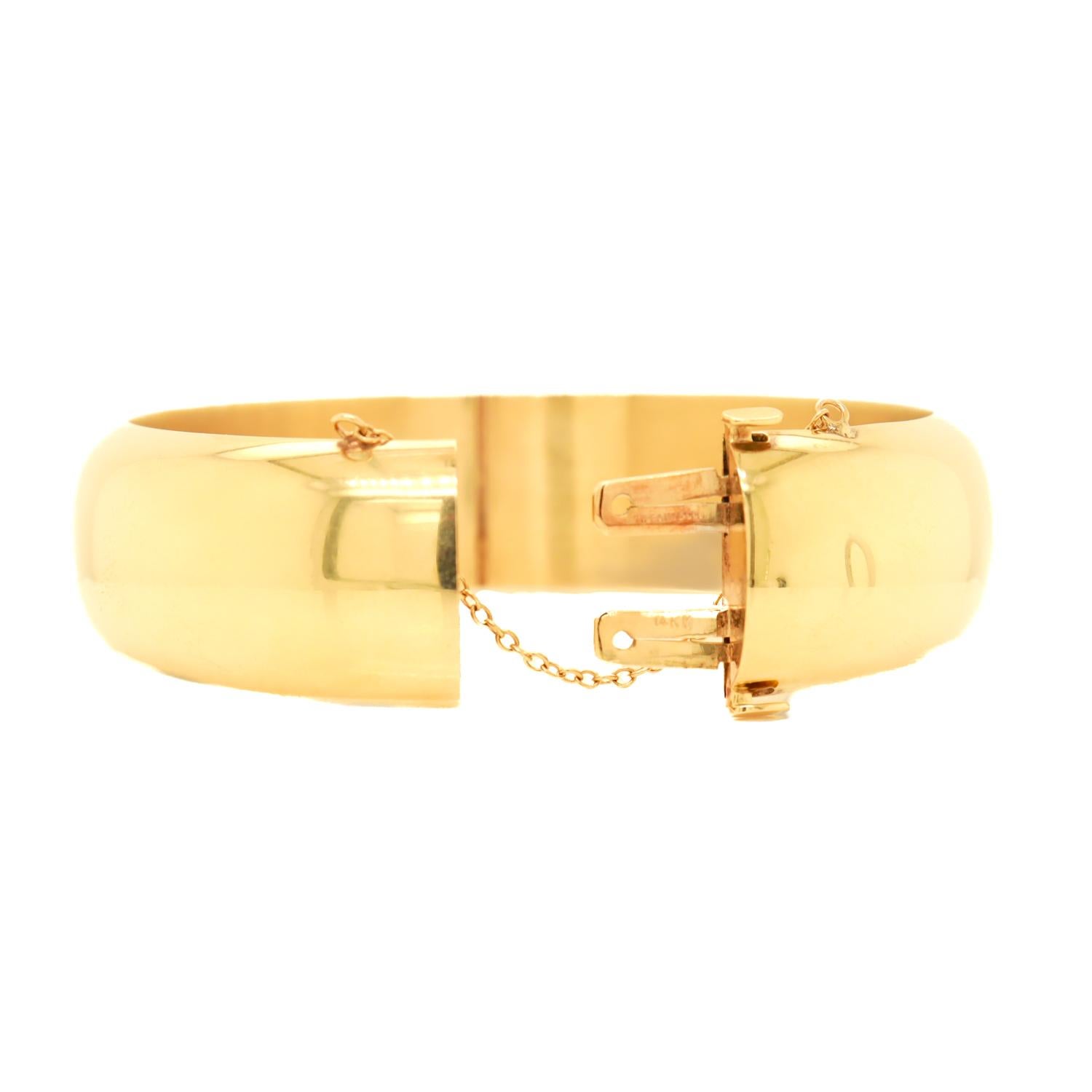 Großer Tiffany & Co. 14K Gold-Armreif aus Gold 3