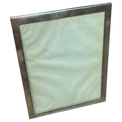 Large Tiffany & Co. Sterling Silver Picture Frame with Postwar Pattern Number