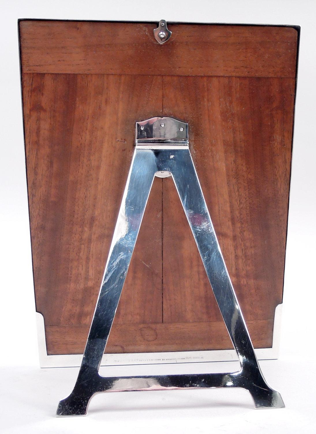 Americano Grande cornice in argento massiccio Tiffany Edwardian Art Nouveau in vendita