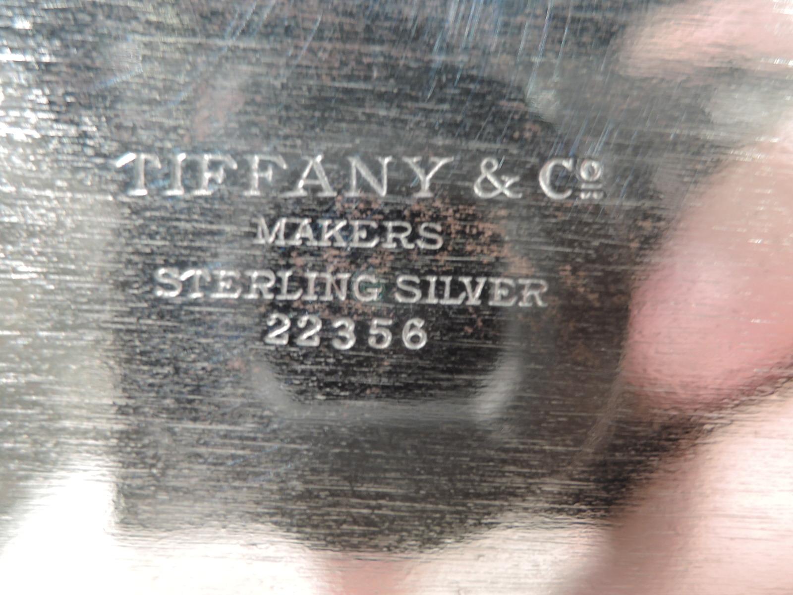 Large Tiffany Modern Sterling Silver Cigar Box 1