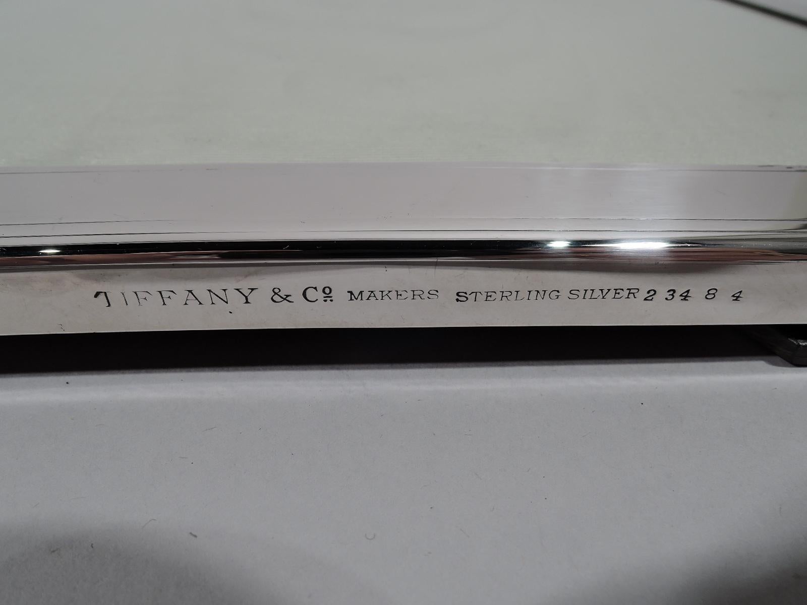 20th Century Large Tiffany Modern Sterling Silver Picture Frame