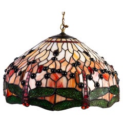 Large Tiffany Style Stained Glass Lamp Shade