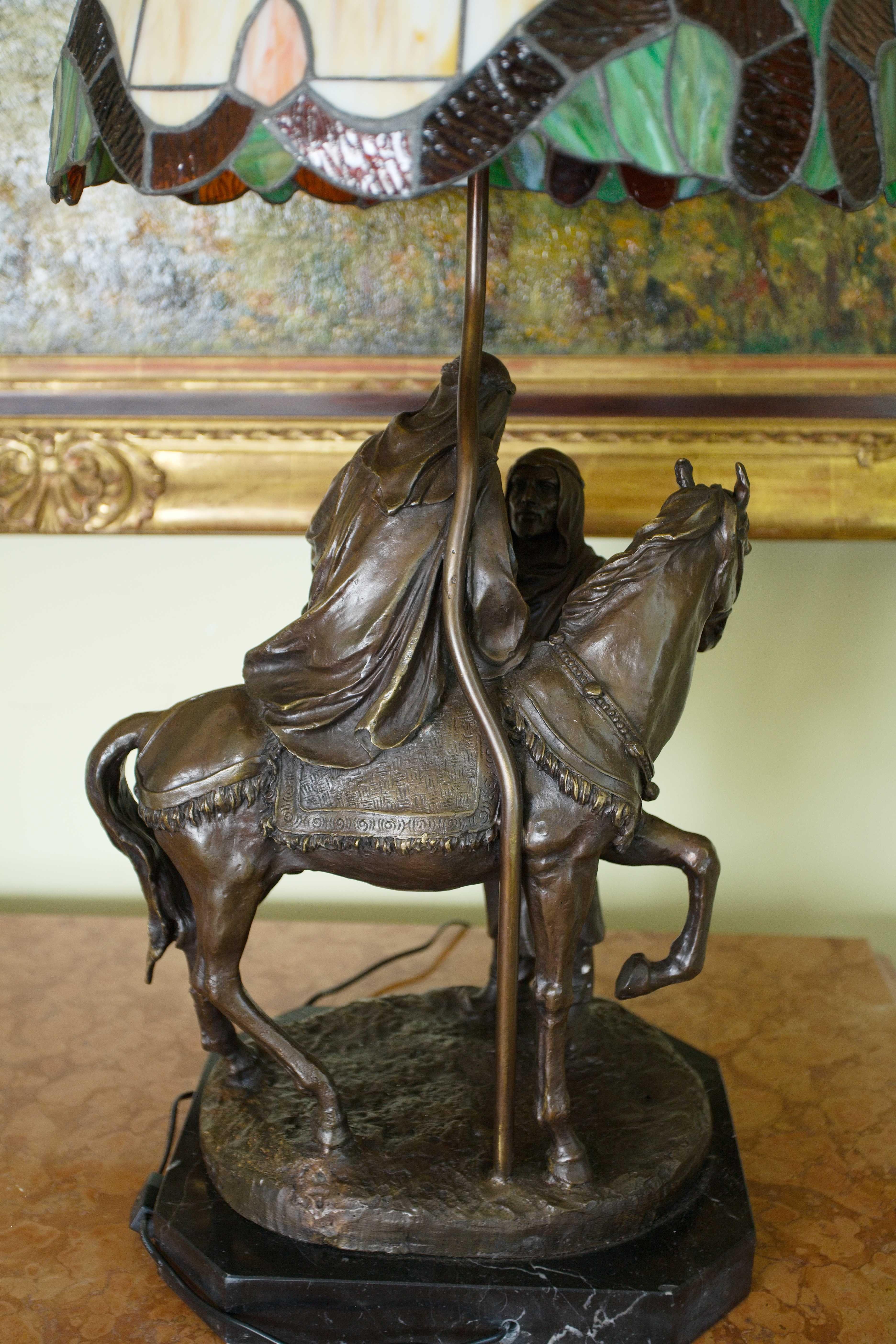 20th Century Large Tiffany table lamp. At 75 cm For Sale