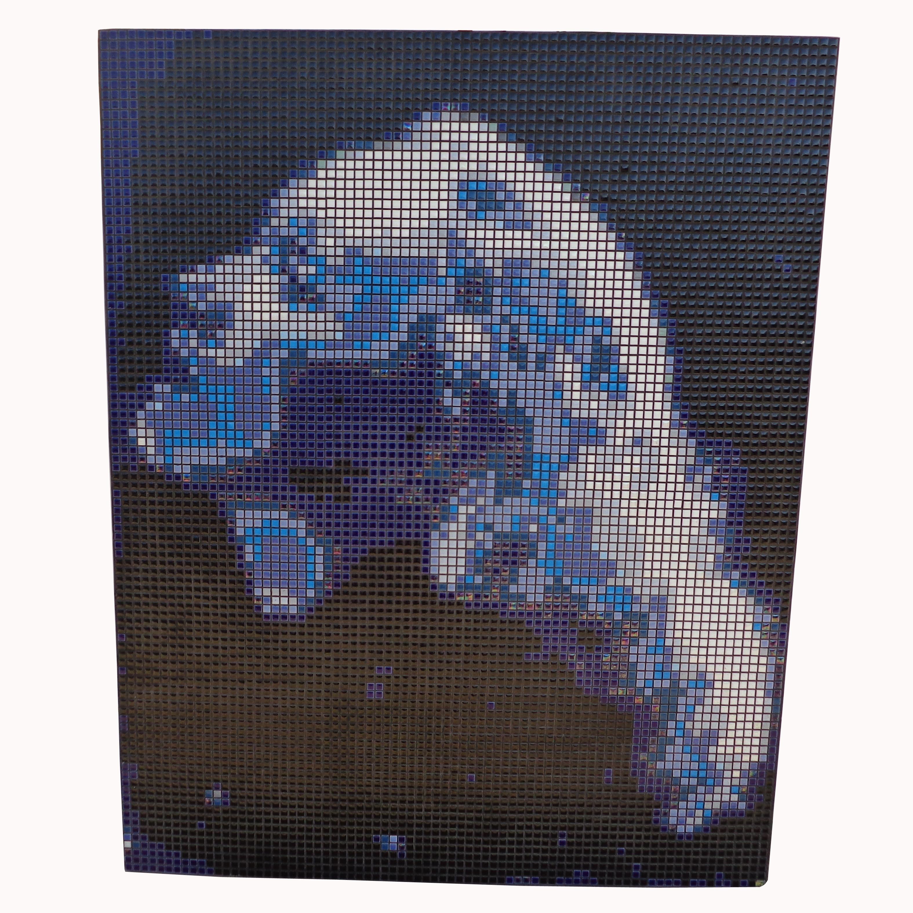 Large Tile Portrait of Marlena Dietrich

Large scale tile piece in blue to black hues of the iconic movie star.


