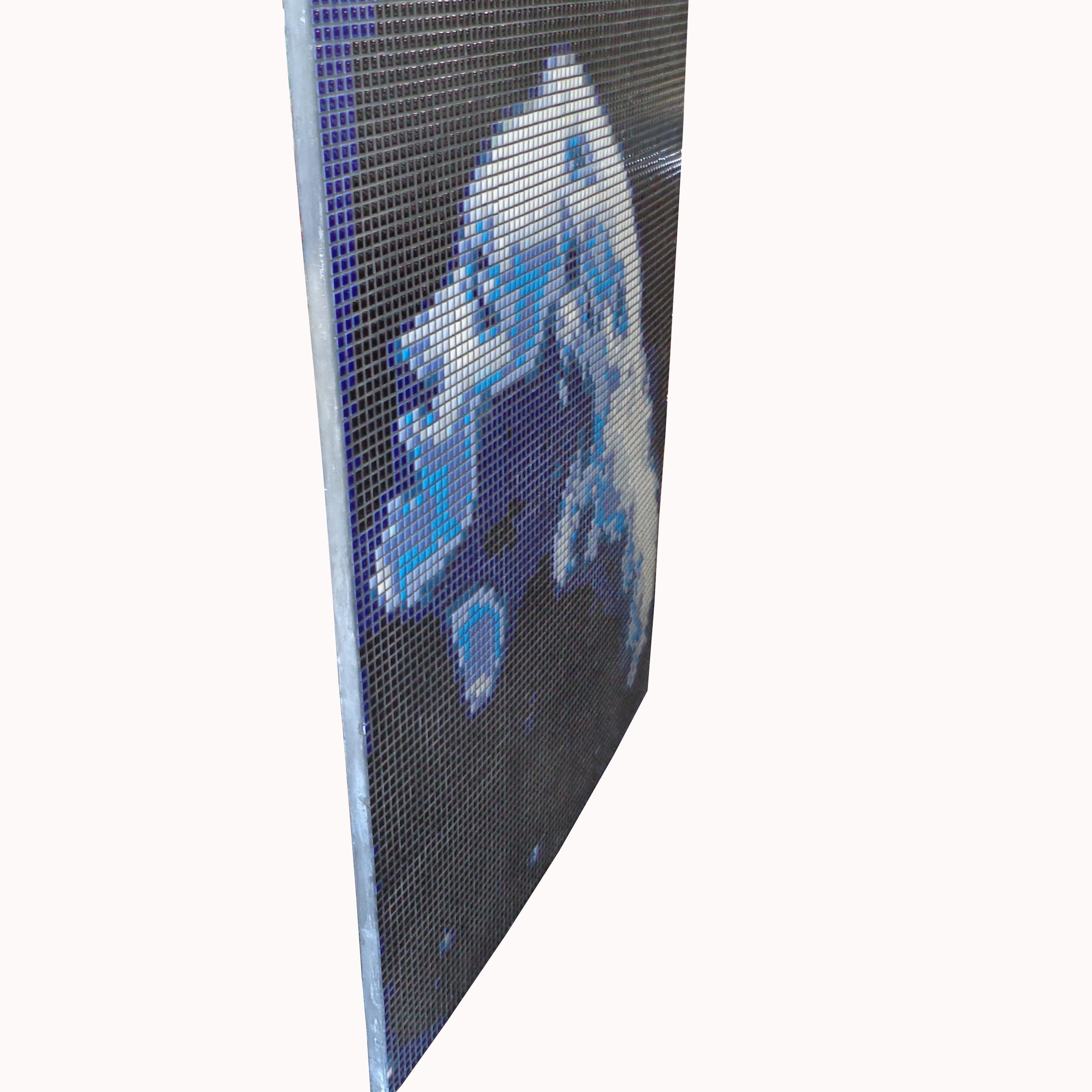 Contemporary Large Tile Portrait of Marlena Dietrich For Sale