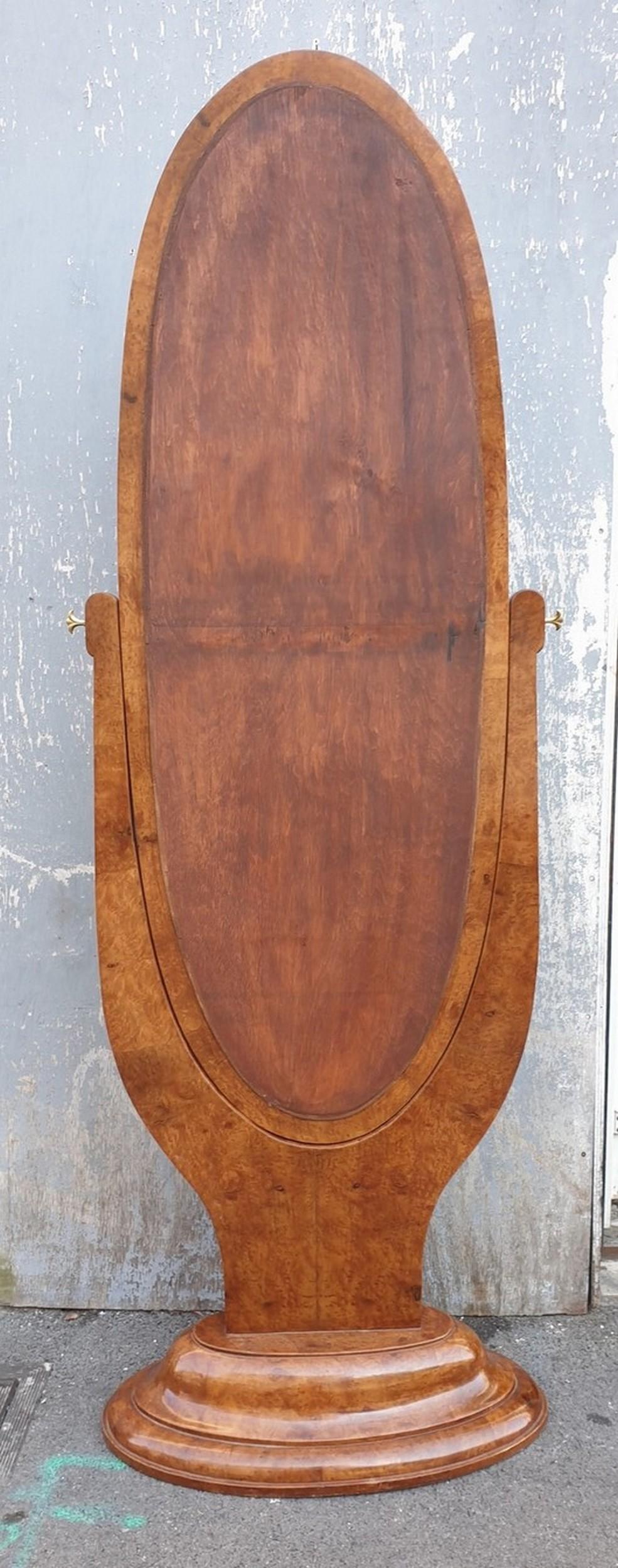 Large Tilting Psyche Mirror, Art Deco, XXth Century 5