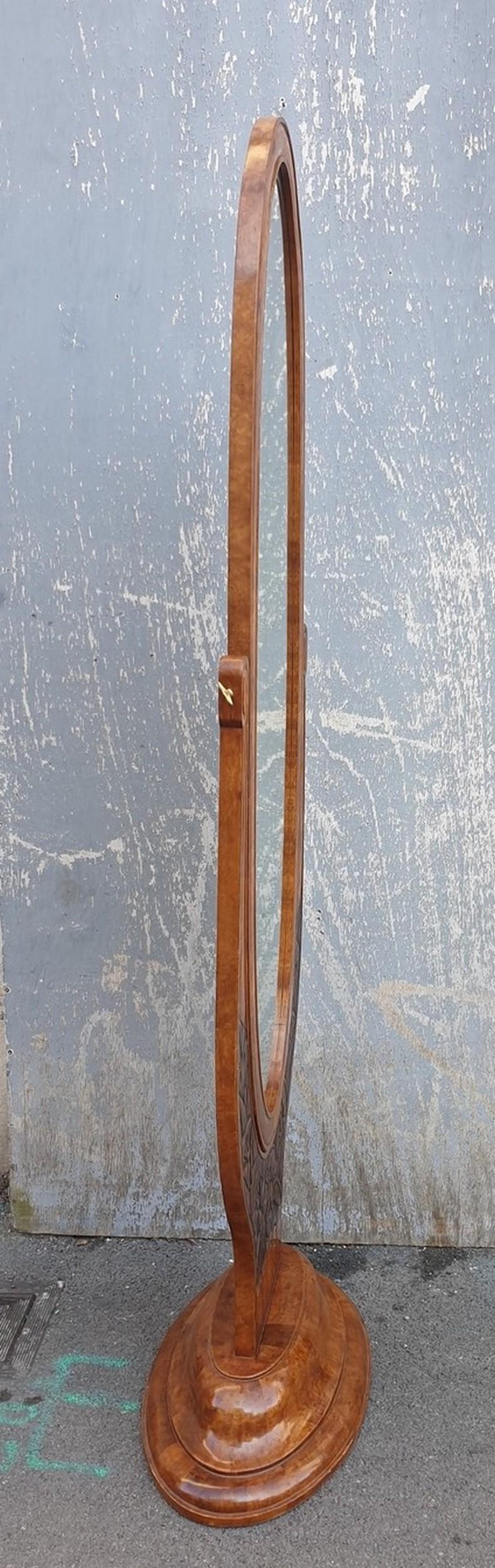 Large Tilting Psyche Mirror, Art Deco, XXth Century 7