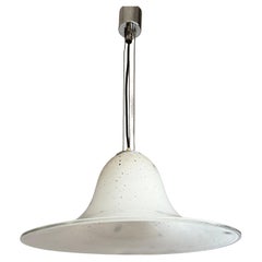 Timeless Venetian Murano Pendant Light,  Mouthblown Glass with Dots by Barbini
