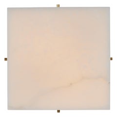 Large 'Titan 4' Alabaster Wall or Ceiling Lamp in the Manner of Pierre Chareau