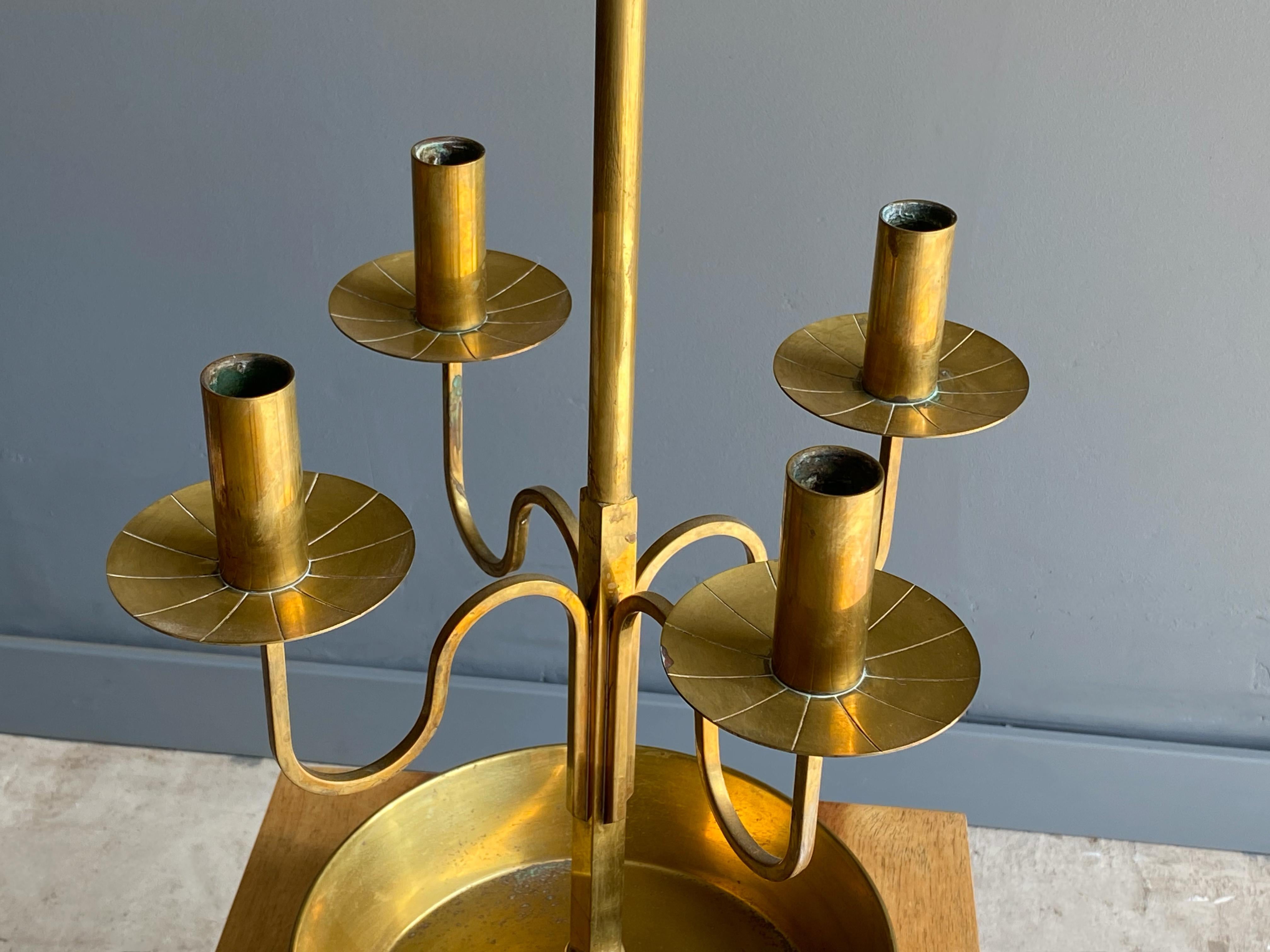 North American Large Tommi Parzinger Candelabra for Dorlyn 1950s For Sale