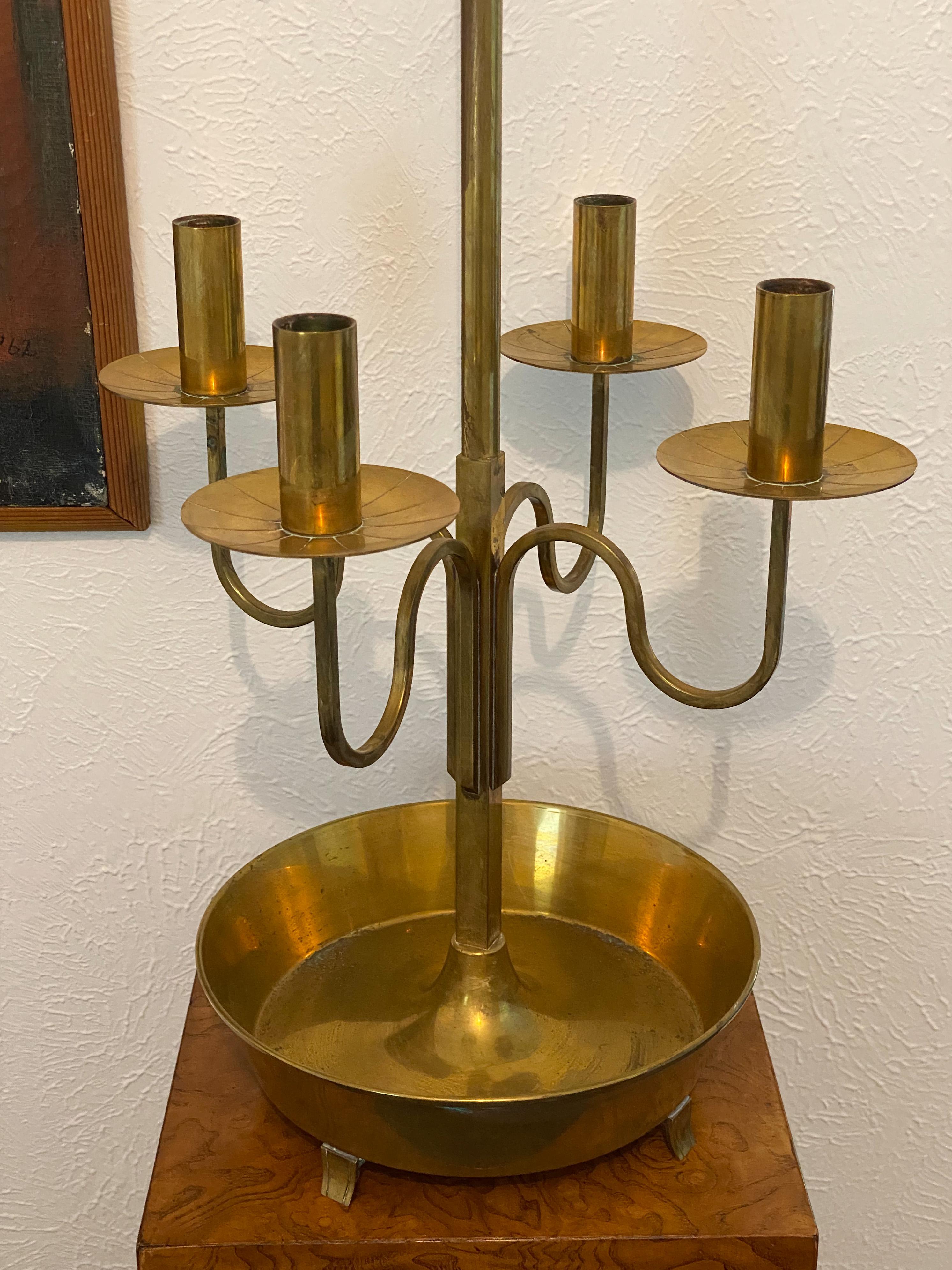 Mid-20th Century Large Tommi Parzinger Candelabra for Dorlyn 1950s For Sale