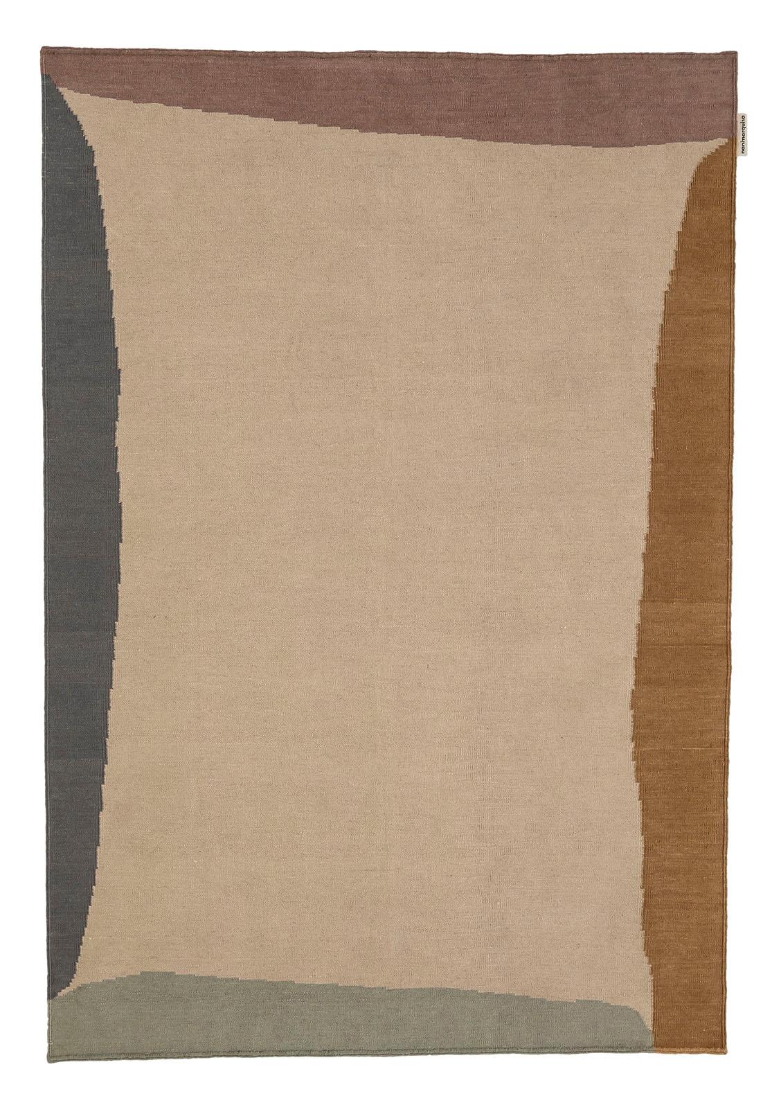 Large 'Tones 3' Kilim Rug by Clàudia Valsells for Nanimarquina For Sale 2