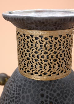 Jarrón grande de rakú Tony Evans