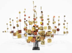 Grande sculpture de style brutaliste signée Tony Melendy