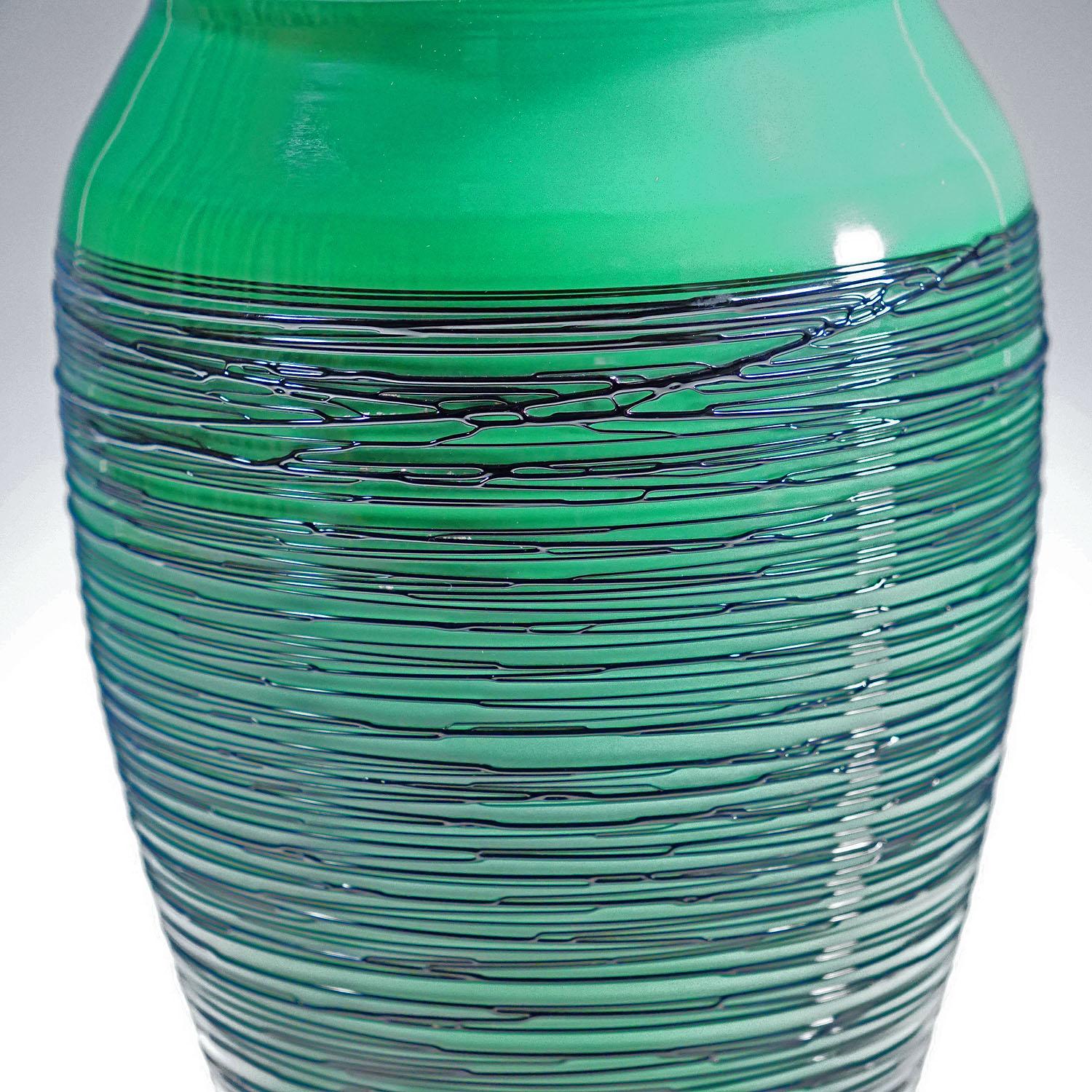 Italiano Vaso grande Toots Zynsky 'Folto' per Venini 1988 in vendita
