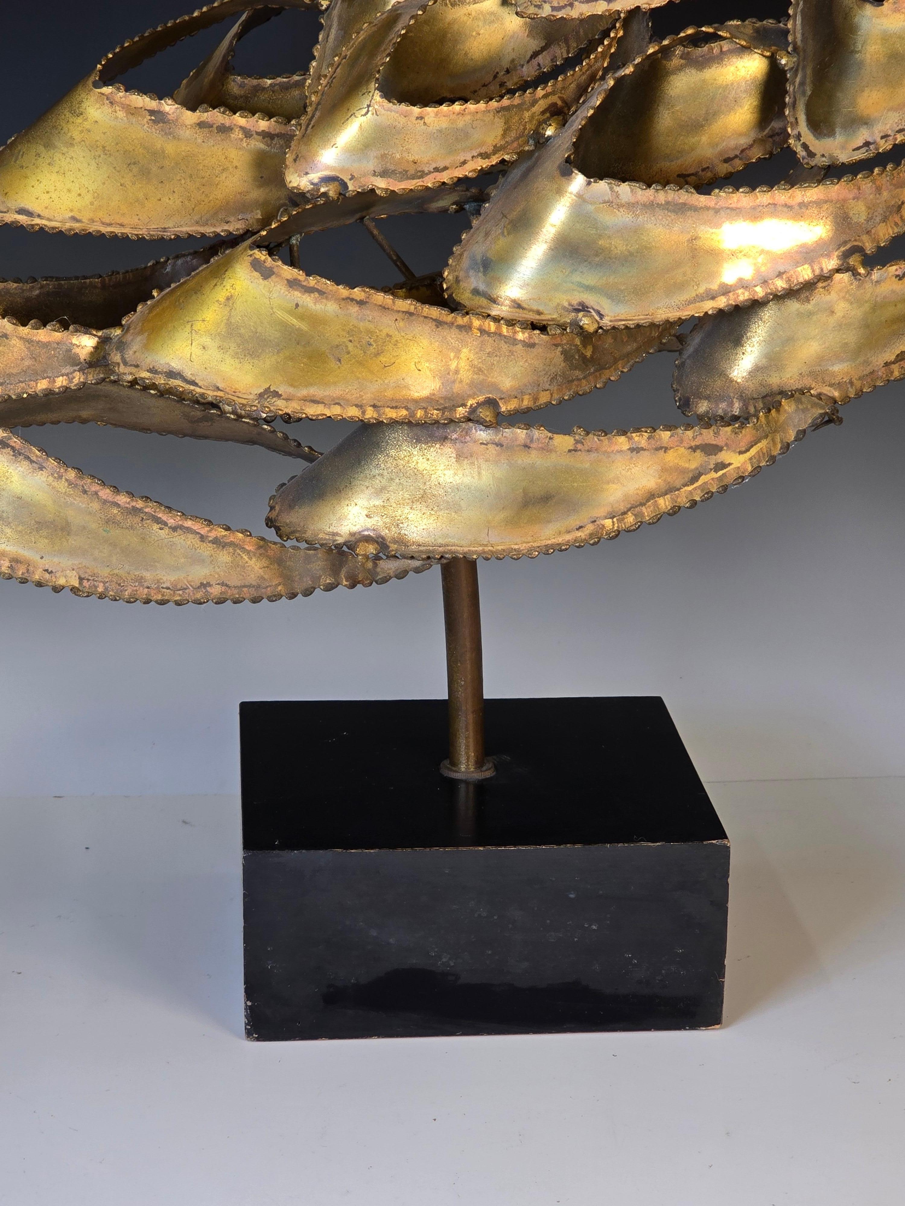 Mid-20th Century Large Torch Cut Brutalist Sculpture For Sale