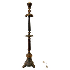 Large Torch Holder Portuguese, 19th Century H. 141cm