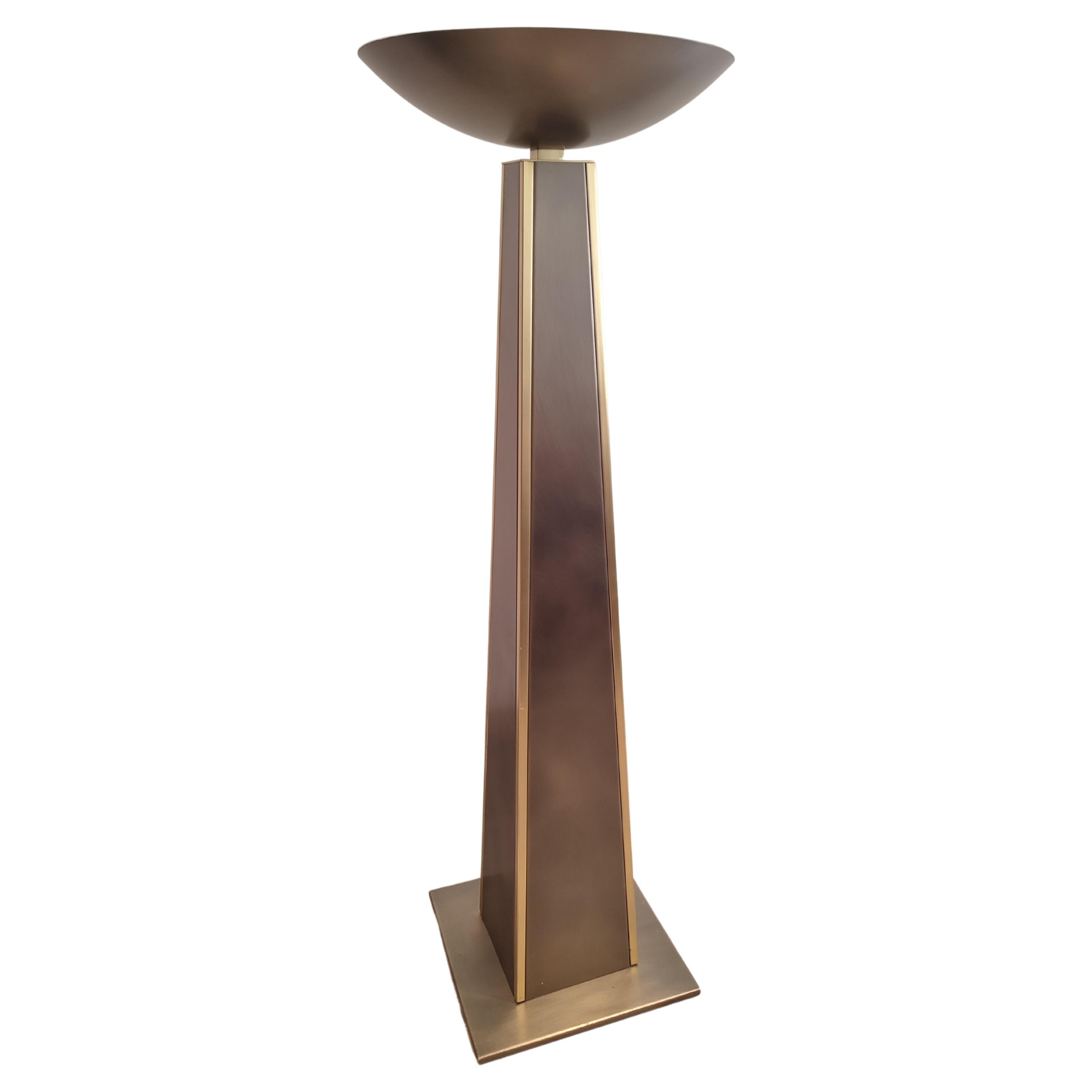 Large Torchiere Floor Lamp from Belgochrom For Sale