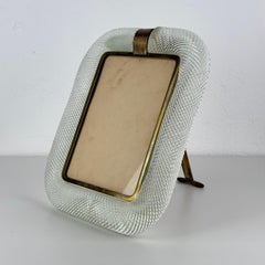 Large Torchon Glass Photo Frame by Ercole Barovier for Barovier & Toso, 1938