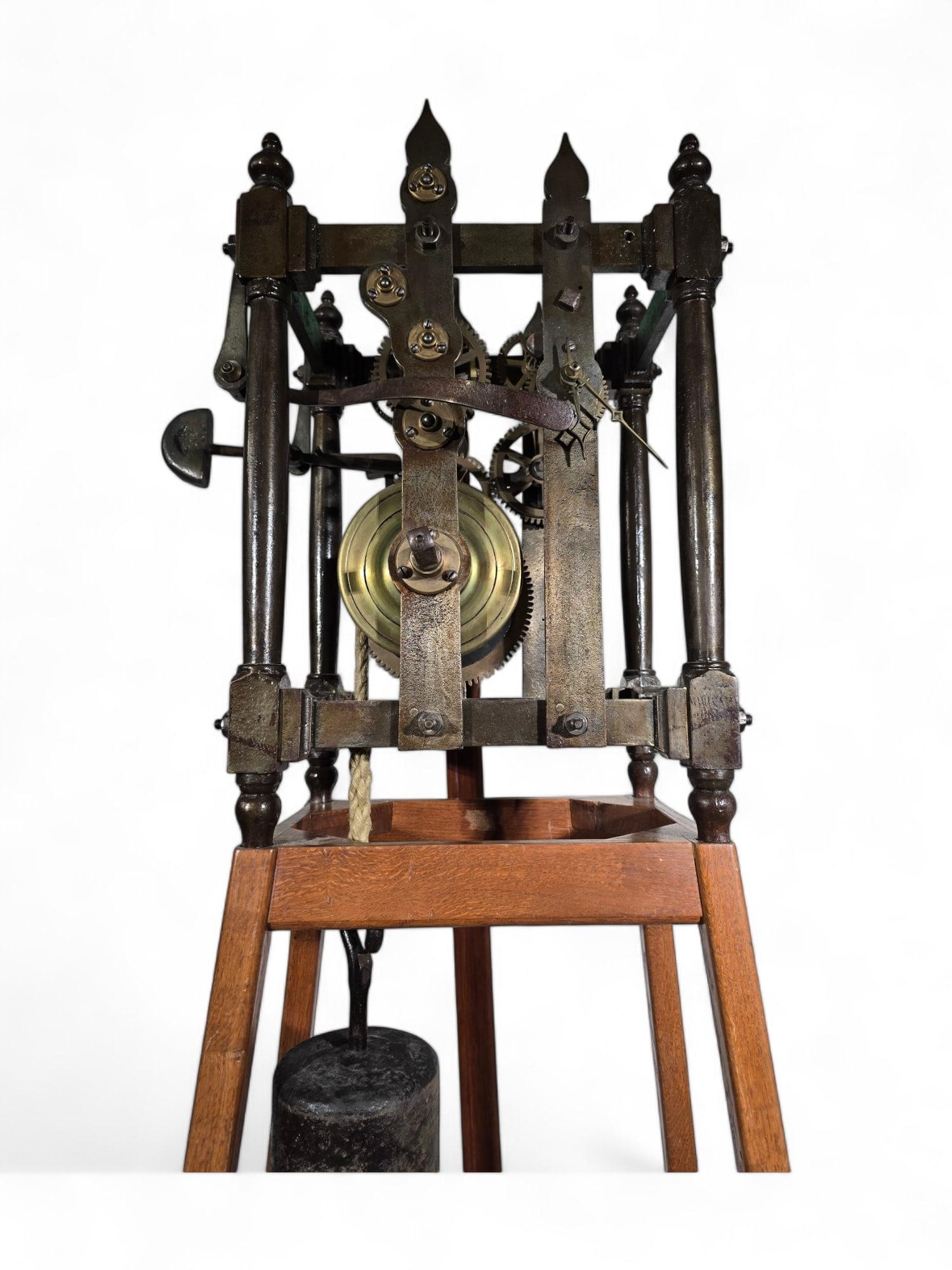 Large Tower Clock by H. Wheight, Malmesbury (1859) – Fully Functional For Sale 10