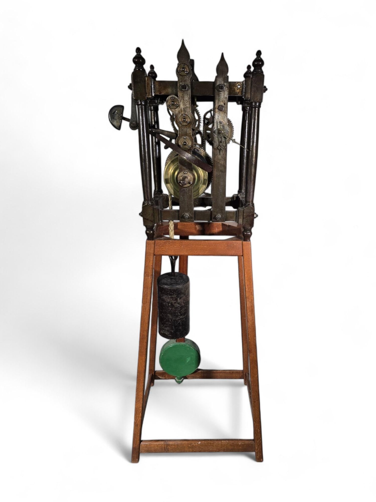 Large Tower Clock by H. Wheight, Malmesbury (1859) – Fully Functional For Sale 1