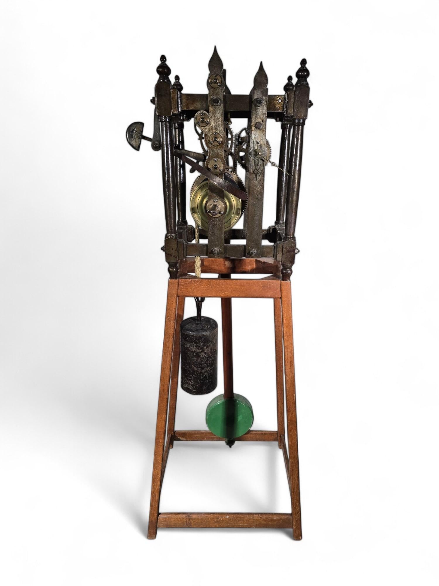 Large Tower Clock by H. Wheight, Malmesbury (1859) – Fully Functional For Sale 2