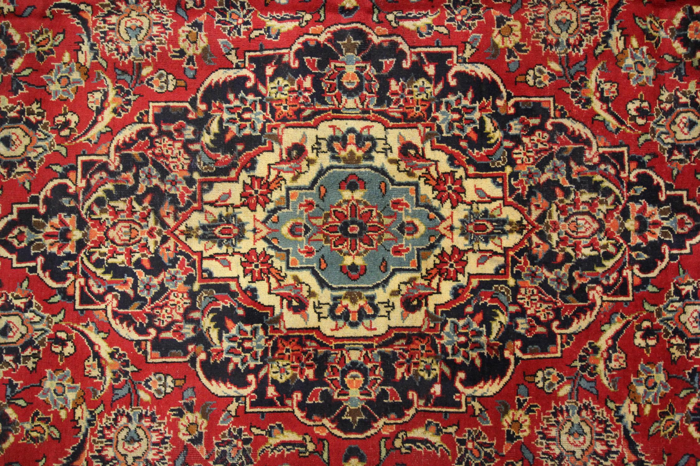 Large Traditional Living Room Rug Handmade Carpet Oriental Vintage Rug 5
