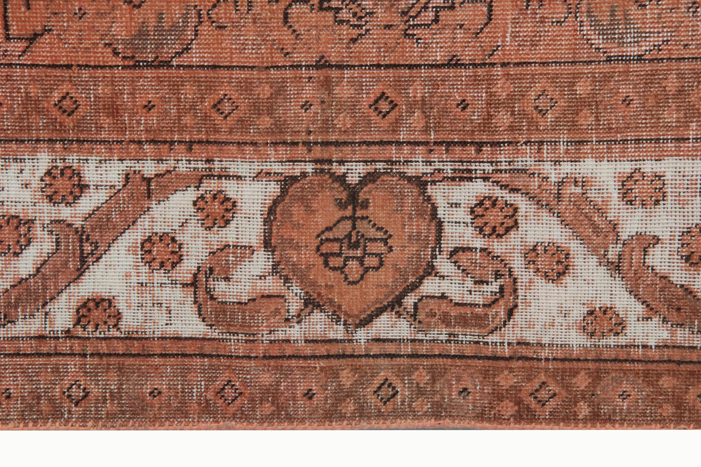 Hollywood Regency Large Traditional Medallion Carpet Hand Made Vintage Wool Area Rug For Sale