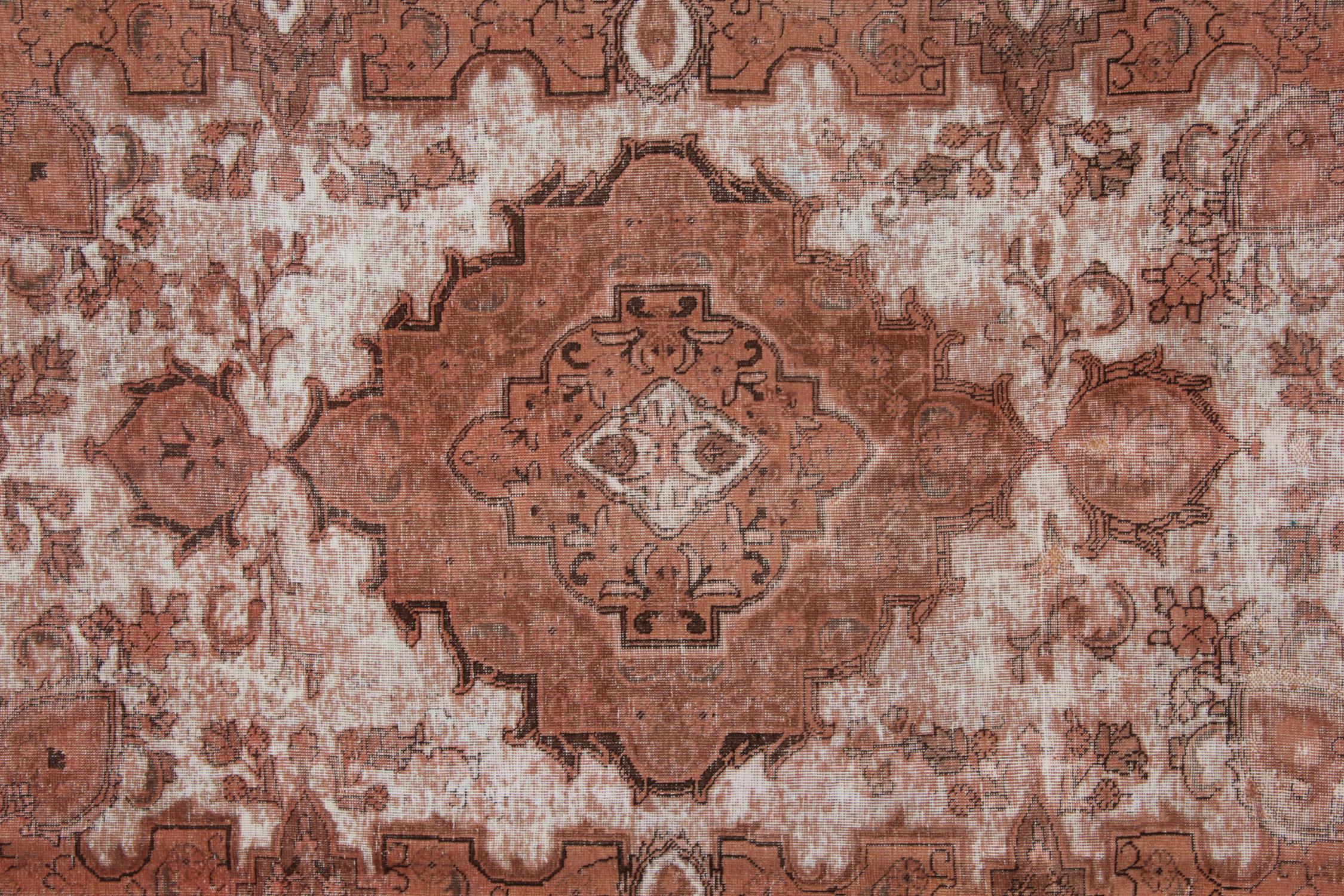 Afghan Large Traditional Medallion Carpet Hand Made Vintage Wool Area Rug For Sale
