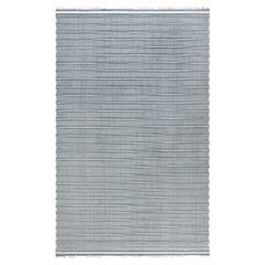 Large Traditional Style Modern Blue Dhurrie Rug by Doris Leslie Blau