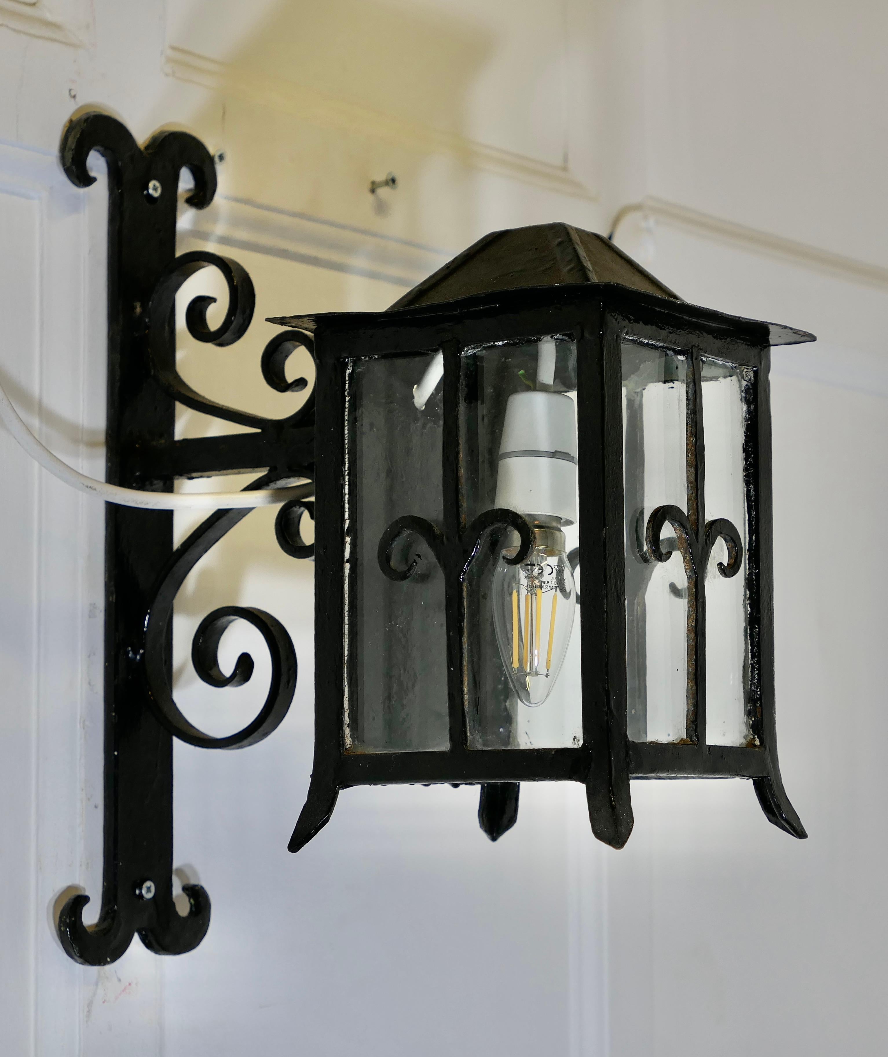 Large Lantern  This is a Large Wall Lantern For Sale 1