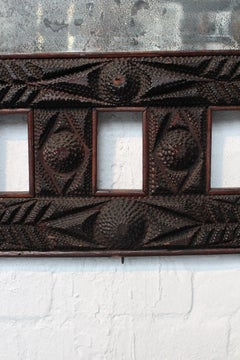 Grande specchio trampart, datato 1913