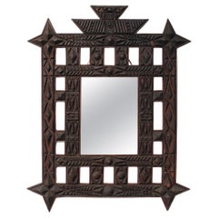 Large trampart mirror , dated 1913