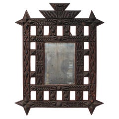 Large trampart mirror , dated 1913