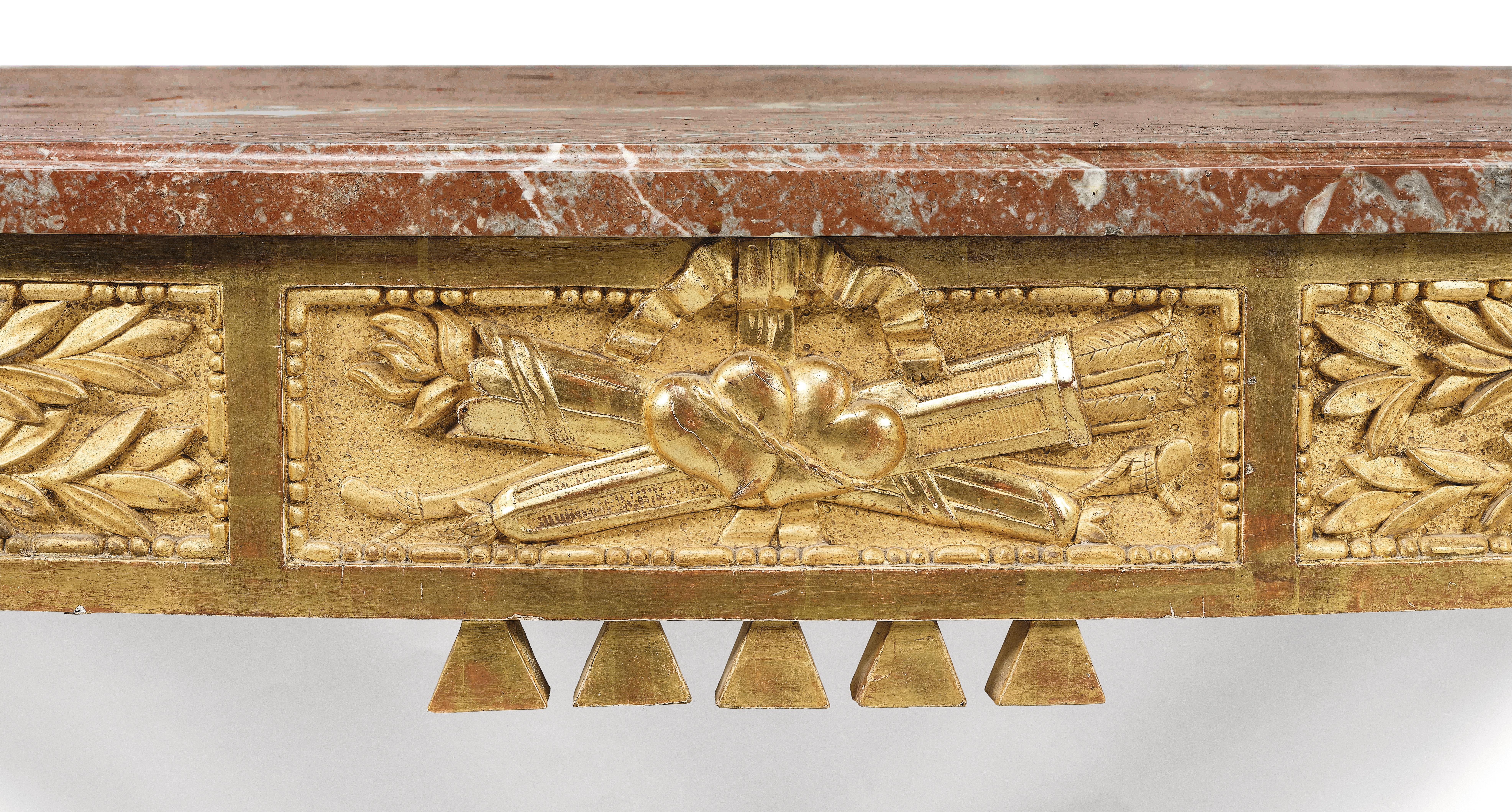 Français Grande table console transitionnelle en vente