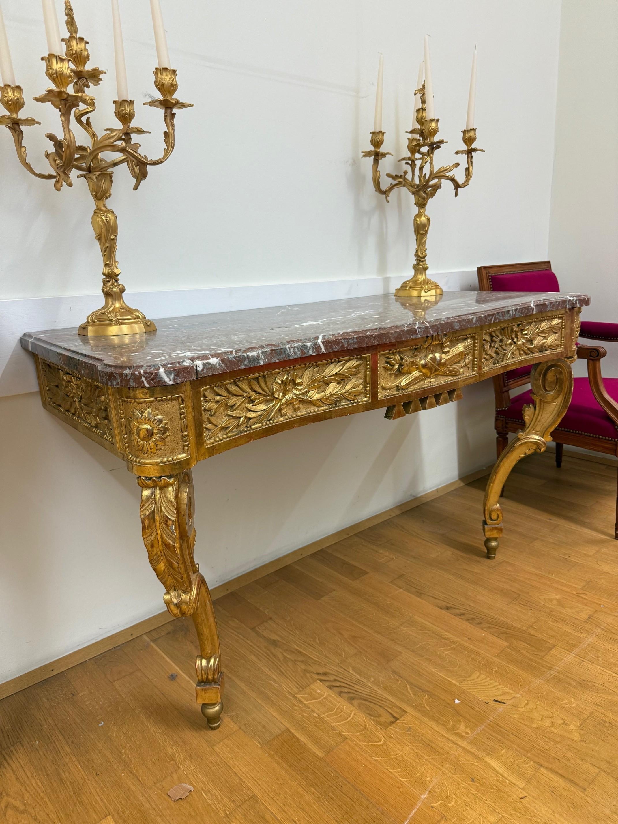 Large Transitional Console Table In Good Condition For Sale In Wien, AT