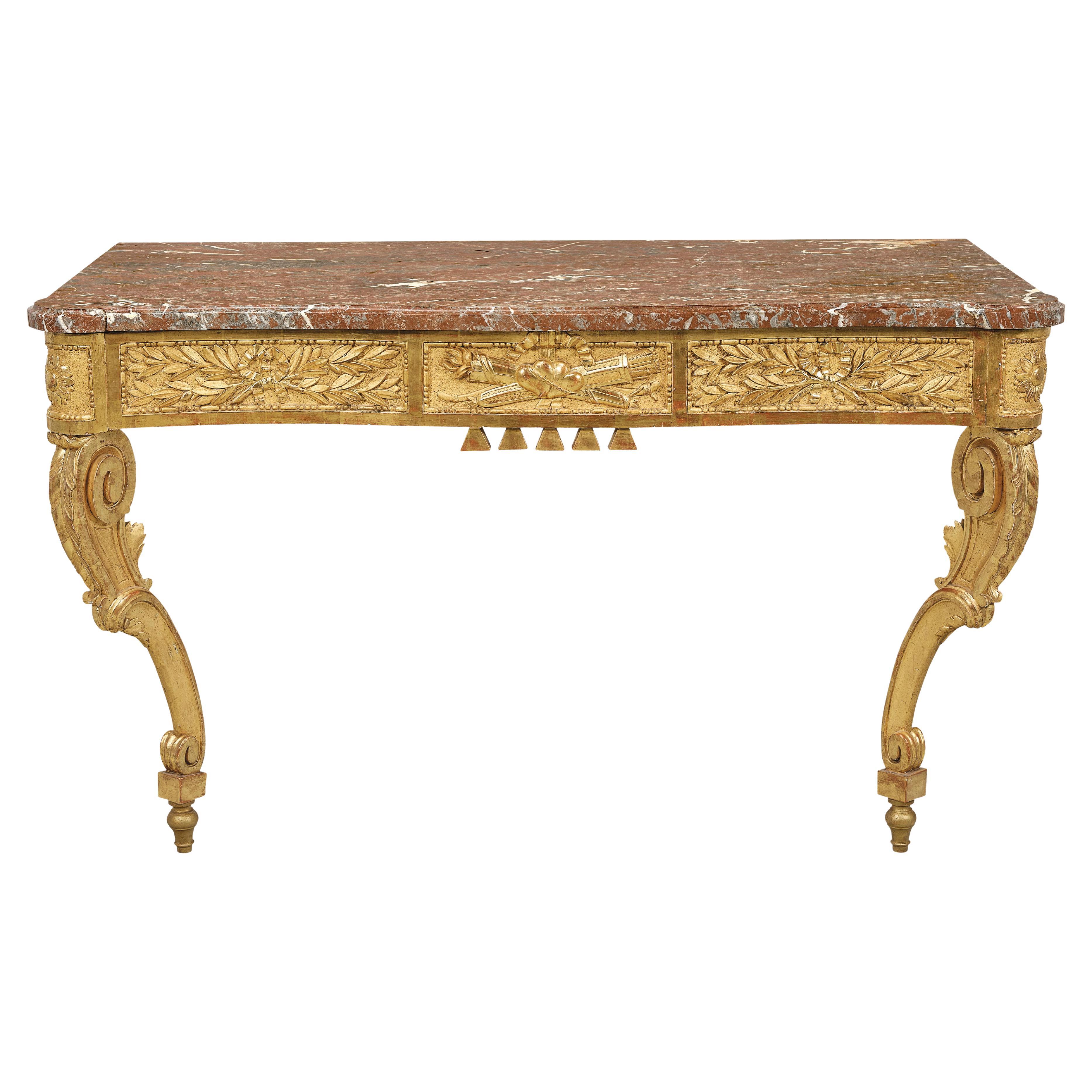 Large Transitional Console Table