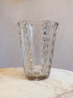 Large Transparent 1950s Venini Vase