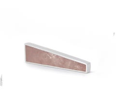 Large Trapezoide Ring in Sterling Silver & Gemstone by Alejandra Campos Taylor