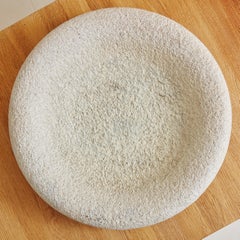 Grand bol ou centre de table en travertin, Italie, années 1970