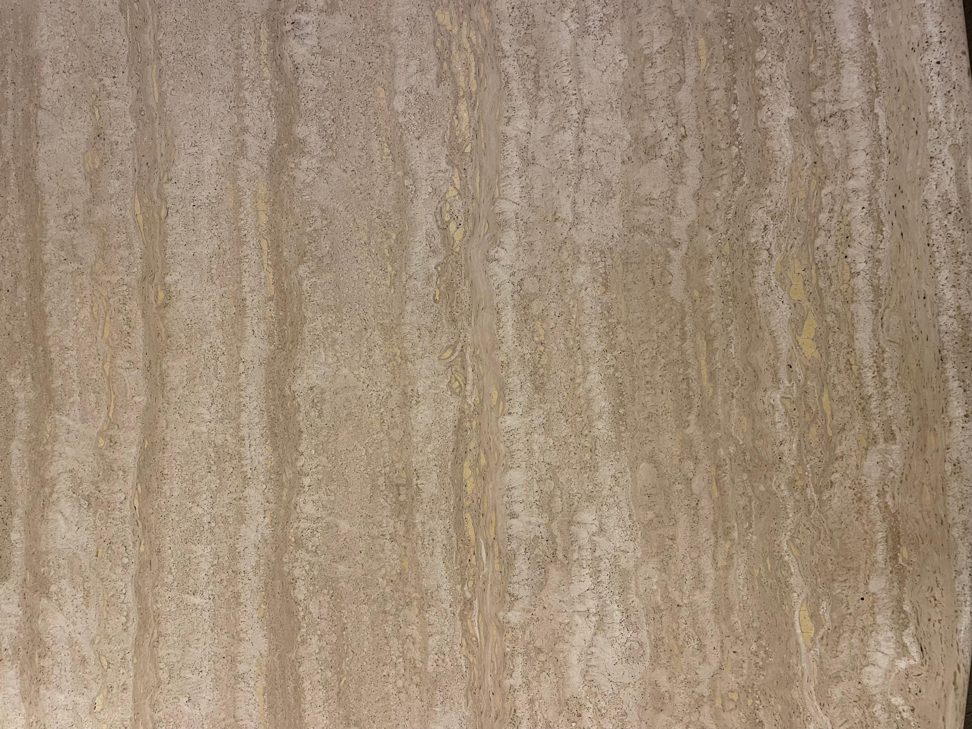 Late 20th Century Large Travertine Coffee Table, Italy, 1970s