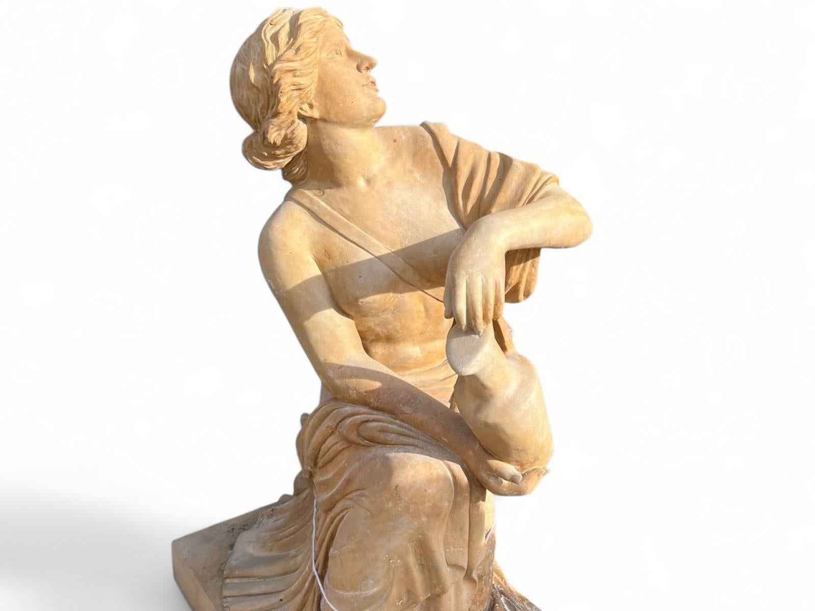 Large Travertine Marble Sculptural Group Italian, 20 th For Sale 6