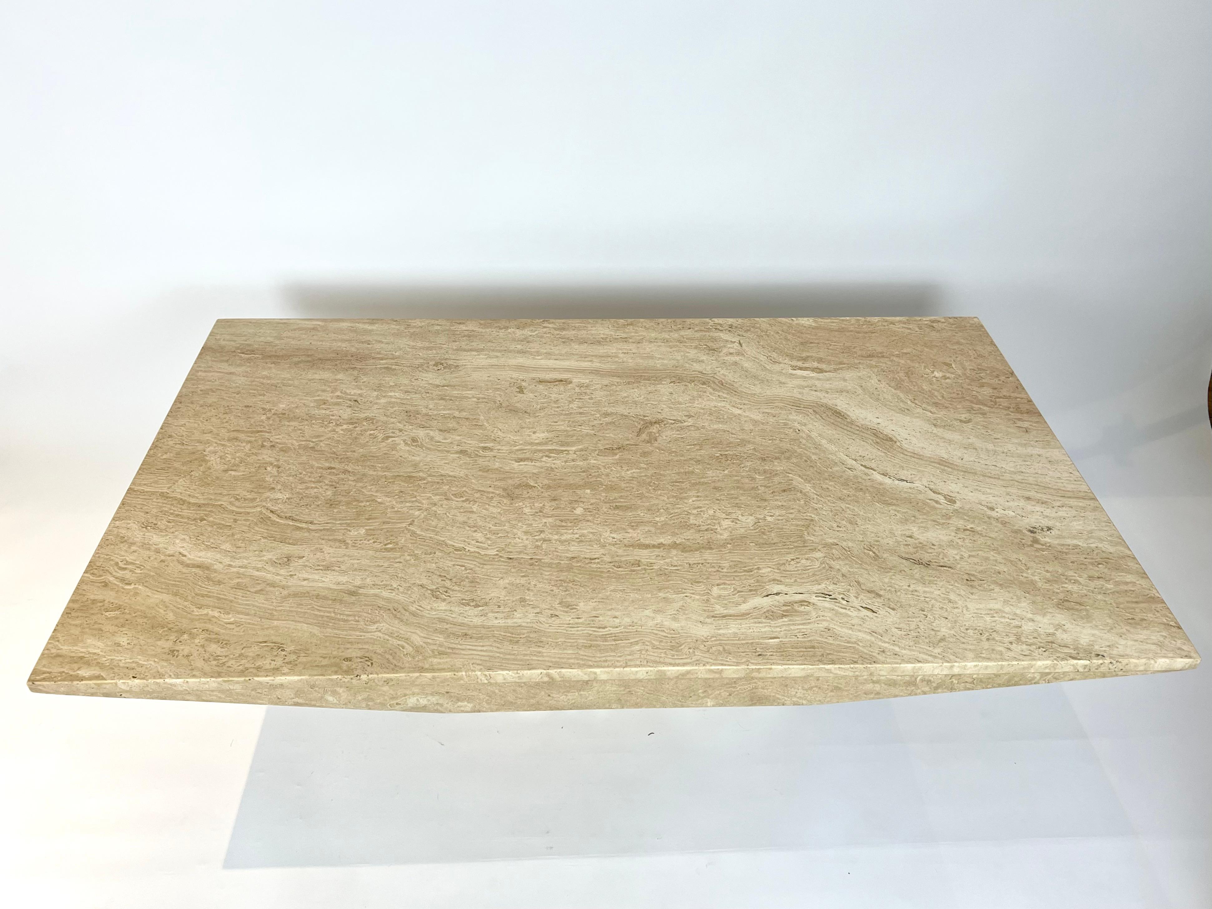 Large Travertine Natural Stone Coffee Lounge table 2